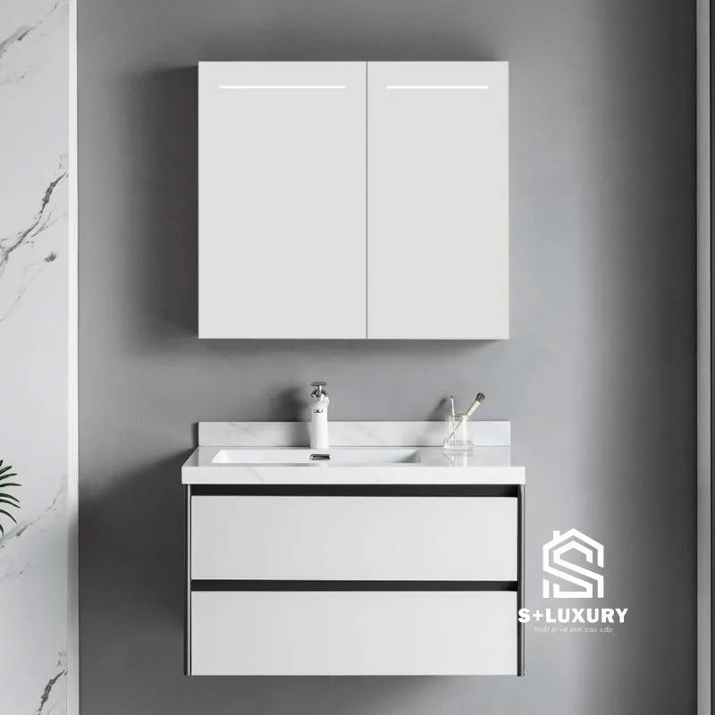 Màu Sắc Nhẹ Nhàng: Tủ Chậu Lavabo Tối Giản Trong Tông Màu Nhạt Màu Sắc Nhẹ Nhàng: Tủ Chậu Lavabo Tối Giản Trong Tông Màu Nhạt